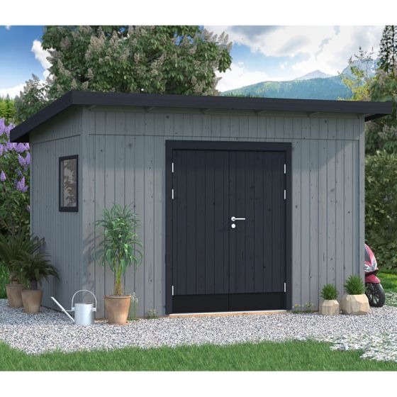 13' x 10' Palmako Stig Heavy Duty Wooden Pent Shed (3.94m x 3.05m)