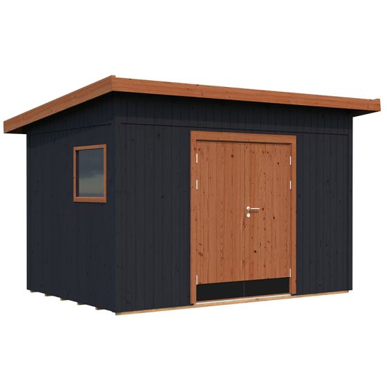 13' x 10' Palmako Stig Heavy Duty Wooden Pent Shed (3.94m x 3.05m)