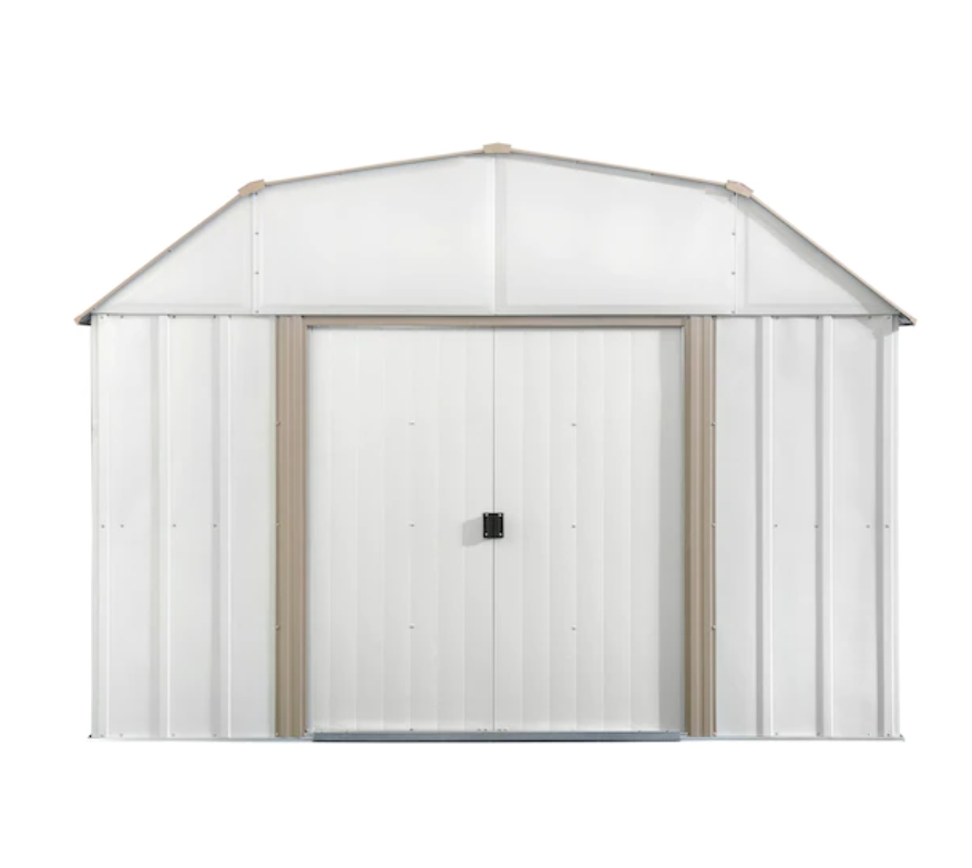 Arrow 10 ft x 14 ft Lexington Galvanized Steel Storage Shed