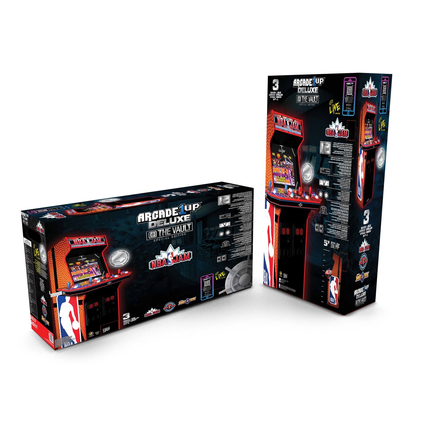 Arcade1Up NBA Jam 30th Anniversary Deluxe Arcade Machine 3 Games in 1
