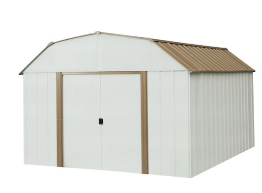 Arrow 10 ft x 14 ft Lexington Galvanized Steel Storage Shed